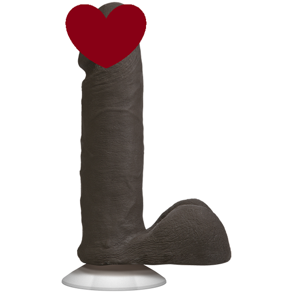 Фаллоимитатор Doc Johnson The Realistic Cock 6 inch Black - ULTRASKYN, Vac-U-Lock, диаметр 4,3см Sex Aura