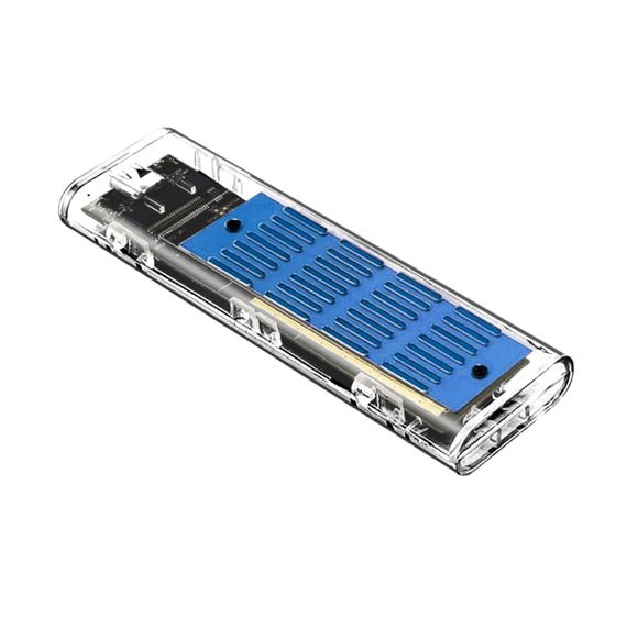Карман внешний Dynamode M.2 SSD NVMe/SATA combo ч-з USB3.2 GEN2 Type-C (DM-CAD-SSD09) | Зображення 1