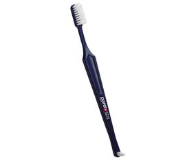 Зубна щітка м’яка paro® toothbrush S27L з монопучковою насадкою, темно-синя