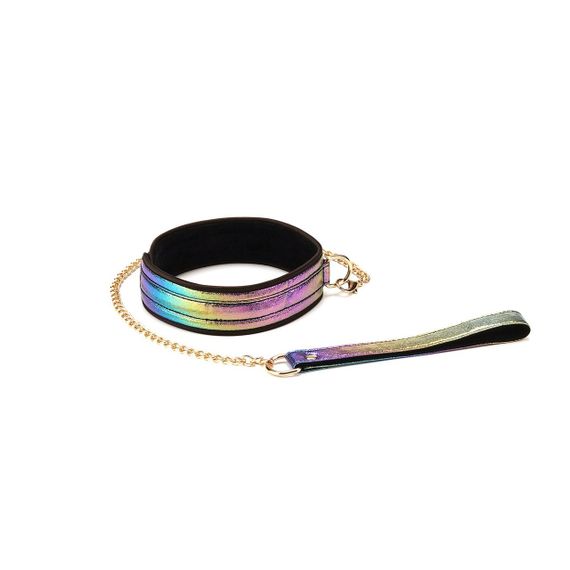 БДСМ-набір Liebe Seele Vivid Rainbow 8 Pieces Set, 8 аксесуарів, екошкіра на оксамитовій основі Sex Aura | Зображення 4