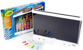 Crayola Ultimate Light Board. Светящаяся доска для рисования. Детский графический планшет с подсветкой Крайола