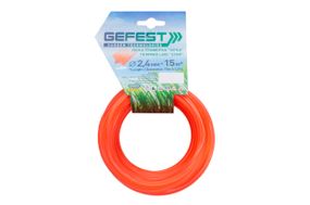 Леска для триммера Gefest - 2,0мм x 15м звезда (GST2,0)