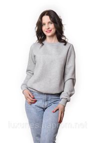 СВІТШОТ ЖІНОВИЙ OVERSIZE — утеплений XL