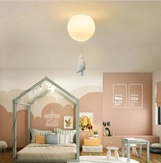 Люстра стельова на 1 лампочку 26812 Білий 75х40х40 см.