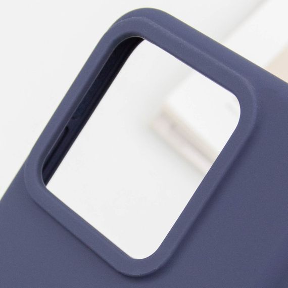 Чехол Silicone Cover Lakshmi (AAA) для Xiaomi 13T / 13T Pro Сиреневый / Dasheen Темно-синій / Midnight blue | Зображення 5
