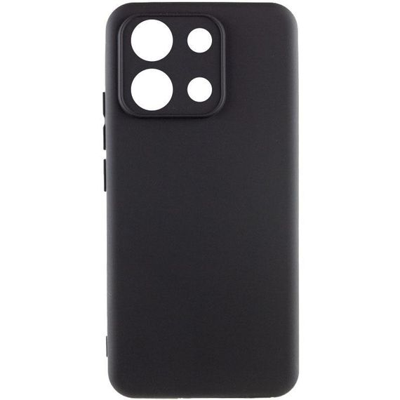Чехол Silicone Cover Ummi Lakshmi Full Camera (AA) для Xiaomi Redmi Note 13 4G Черный / Black