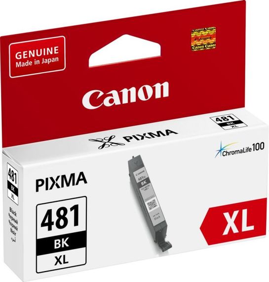 Картридж Canon CLI-481 XL PIXMA TS6140/8140/9140/TR7540/8540/TS6240/9540/8240/704/8340/6340 Black (2047C001)