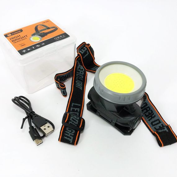 Потужний налобний ліхтар для риболовлі YM-308/208-COB(white+red), Ліхтар на голову для бігу QC-91 | Зображення 9