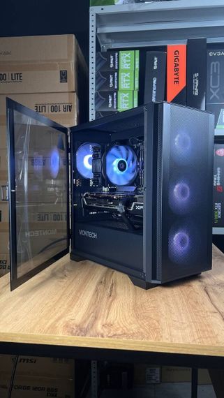 Збірка під замовлення: ігровий ПК Montech Air 100 ARGB Tower / AMD Ryzen 5 8400F (6 (12) ядер по 4.2 - 4.7 GHz) / 32 GB DDR5 / 1000 GB SSD M.2 / AMD Radeon RX 6800, 16 GB GDDR6, 256-bit / 750W б/в | Зображення 3