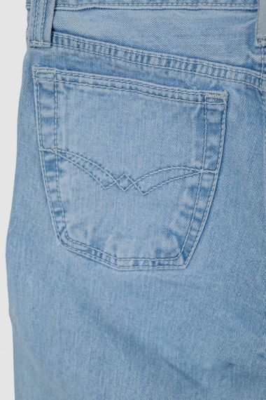 Шорты мужские джинсовые  -уценка, цвет светло-голубой, 238R2025-1-U | Зображення 3