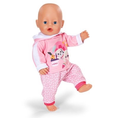 Аксессуар к кукле Zapf Набор одежды для куклы Baby Вorn - Розовый спортивный костюм (837313) | Зображення 1