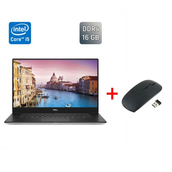 Ноутбук Dell Precision 5530 / 15.6" (1920x1080) IPS / Intel Core i5-8300H (4 (8) ядра по 2.3 - 4.0 GHz) / 16 GB DDR4 / 480 GB SSD / Intel UHD Graphics 630 / HDMI / Windows 10 б/у + Подарок Беспроводная мышь / USB