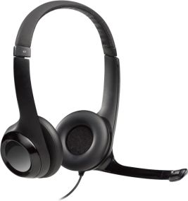 Наушники с микрофоном Logitech H390 USB black