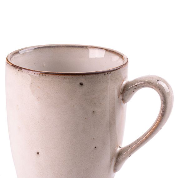 Чашка фарфоровая 400 мл, бежевый HP629 | Зображення 1