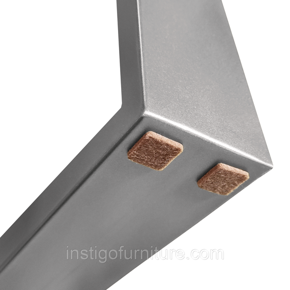 Комплект опор для столу з металу 600×70mm, H=730mm (профільна труба: 70x11mm) Сірий | Зображення 3