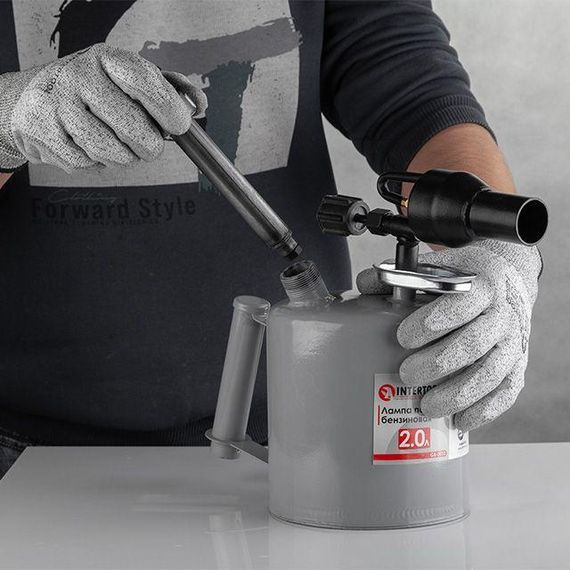 Лампа паяльна бензинова 2.0 л INTERTOOL GB-00331 | Зображення 5