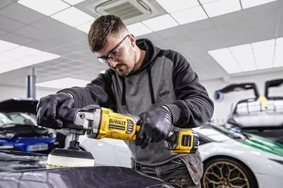 Полірувальна машина акумуляторна DeWalt без АКБ та ЗП DCM849N | Зображення 2