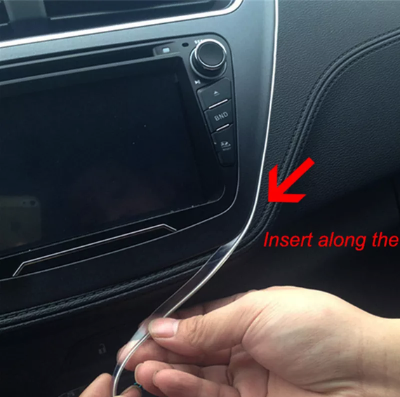 Автомобильная светодиодная ЛЕД подсветка RGB в салон автомобиля, Bluetooth управление, опто волокно | Зображення 6