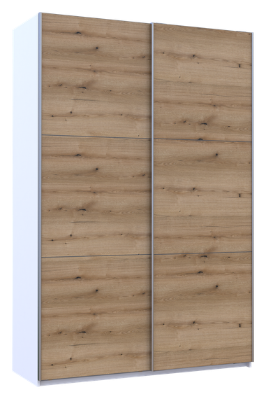 Шкаф-купе двухдверный Doros G-Caiser 160х60х240 см Белый/Дуб евок (DRS-011022)