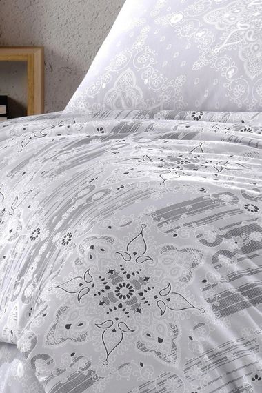 Постільна білизна EVA Ranforce 200 х 220 см. Albi Gri | Зображення 3