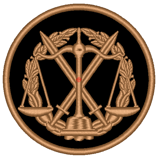 Шеврон Юридичний департамент Міністерства оборони України Юридична служба Збройних Сил України | Зображення 1