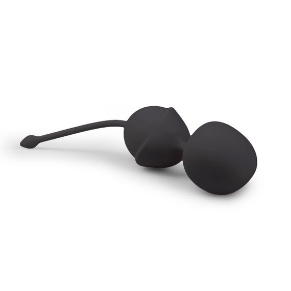 Вагінальні кульки Easytoys, силіконові, чорні, 19.5 х 3.8 см Sex Aura | Зображення 1