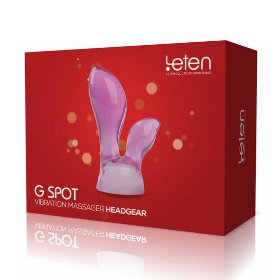 Насадка для вібромасажера Leten G SPOT HEADGEAR - 1 (40 x 105 мм) | Зображення 1