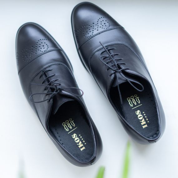 Шкіряні туфлі з брогуванням 41 розмір | Зображення 1