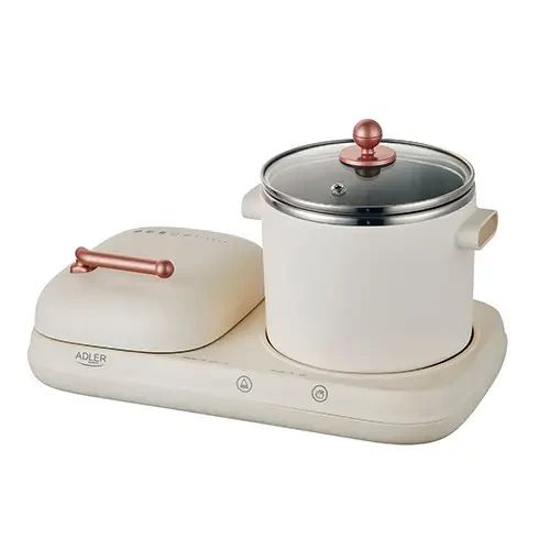 Контактний гриль + елекричнакаструля Adler AD 6421 (UA-01) | Зображення 2