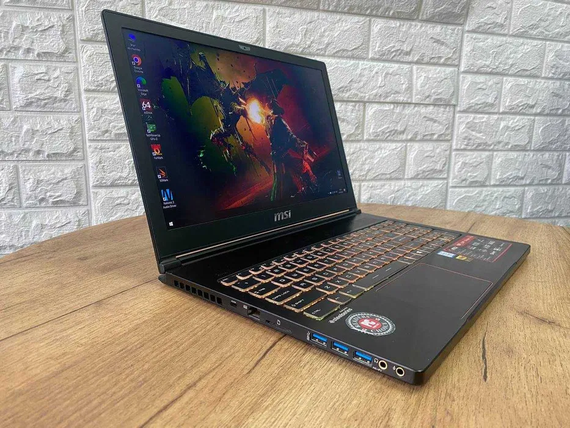 Ноутбук MSI GS63VR 7RF 15.6"FHD/IPS/i7 7700HQ/16Gb/SSD256Gb M2/GTX1060-6Gb | Зображення 2