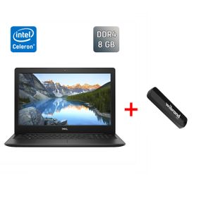 Ноутбук Dell Inspiron 3582 / 15.6" (1366x768) TN / Intel Celeron N4000 (2 ядра по 1.1 - 2.6 GHz) / 8 GB DDR4 / 240 GB SSD / Intel UHD Graphics 600 / WebCam / HDMI б/в + Подарунок Флеш-накопичувач USB 32 GB