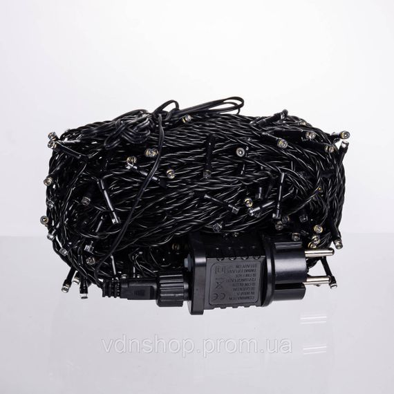 Гірлянда Нитка вулична 30 (м) 300 LED чорний провід Жовтий CF300L30MBY | Зображення 3