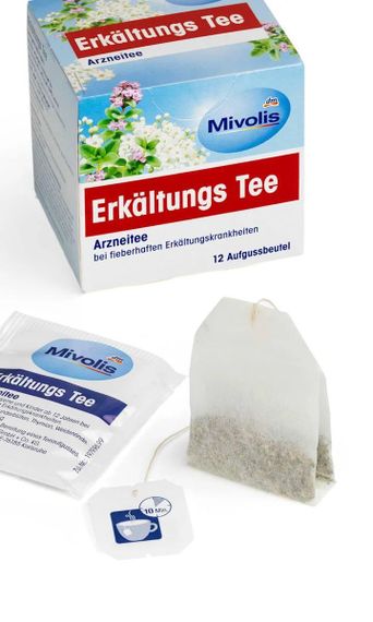 Чай от простуды Mivolis Erkältungs Tee – натуральный лечебный чай с травами для поддержания иммунитета | Зображення 1