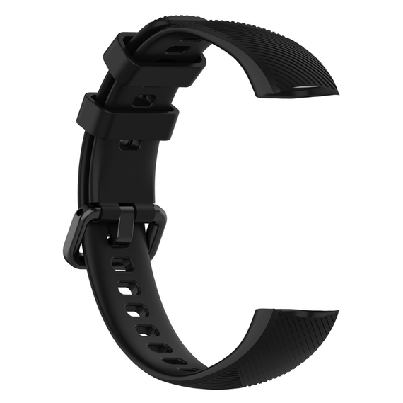Силіконовий ремінець Primo для фітнес-браслета Huawei Honor Band 4 / 5 - Black | Зображення 1