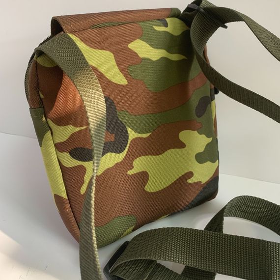 Сумка городская через плечо №3 зеленый камуфляж | Зображення 1