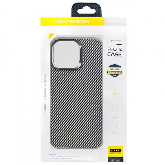 Чохол TPU+PC Carbon with MagSafe для Apple iPhone 14 Pro Max (6.7") | Зображення 5