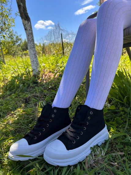 Дитячі колготи кольорові однотонні (рубчик) ТМ Twinsocks нар. від 74 до 146 Білий, 74-80 / 1-1,5 років | Зображення 2