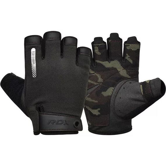 Перчатки для фитнеса RDX T2 Half Brown S