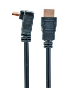 Кабель Cablexpert CC-HDMI490-10, HDMI V.1.4 вилка/кутова вилка, з позолоченими контактами, 3 м