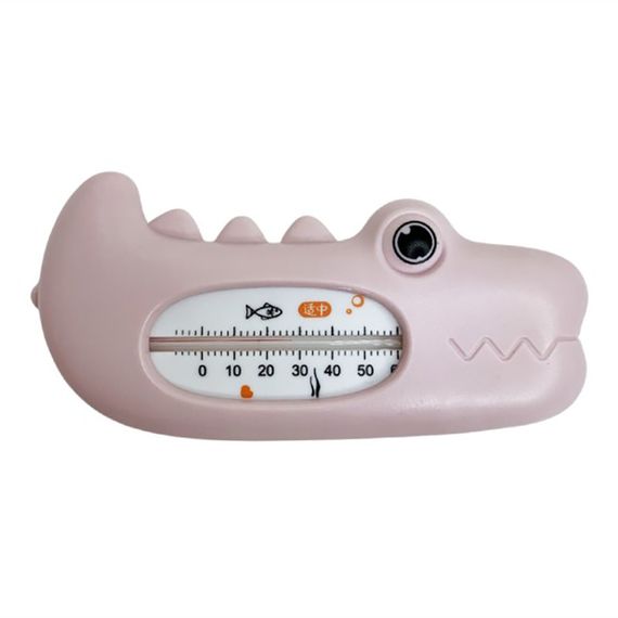 Игрушка-термометр для ванной "Крокодил" MGZ-1107(Pink)