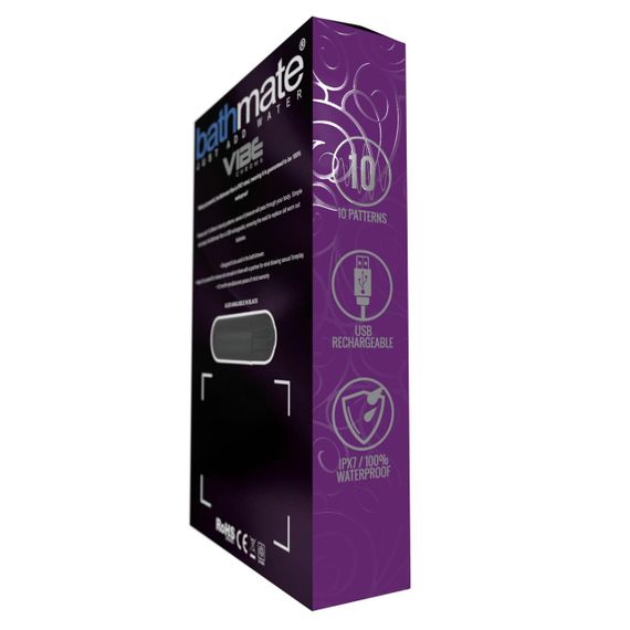 Вибропуля Bathmate Vibe Bullet Chrome, глубокая мощная вибрация Sex Aura | Зображення 3