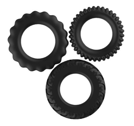 Набір з 3 ерекційних кілець LyBaile Titan, BI-210148 Sex Aura | Зображення 2