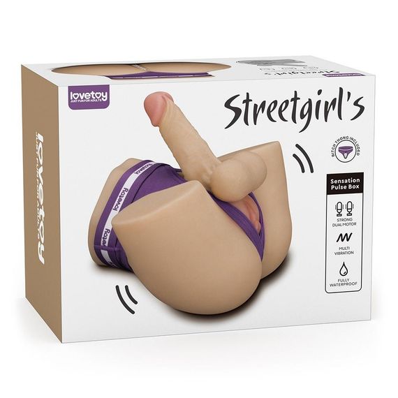 Мастурбатор - Streetgirl's Dual Motor Sensation Pulse With Dildo Sex Aura
