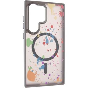 Чехол TPU+PC Flush with Magnetic Fit для Samsung Galaxy S25 Ultra  Titanium grey