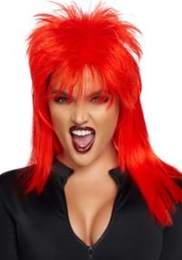 Парик рок-звезды Leg Avenue Unisex rockstar wig Red, унисекс, 53 см sexstyle