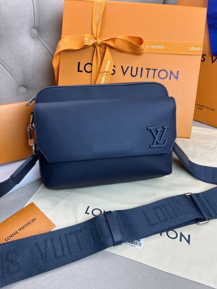 Месенджер синій Louis Vuitton Fastline Blue c877 | Зображення 1