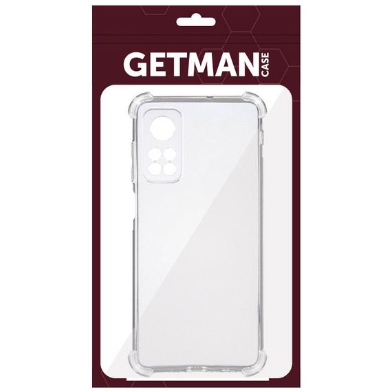 TPU чохол GETMAN Ease logo посилені кути Full Camera для Xiaomi Redmi K40/K40 Pro/K40 Pro+/Poco F3 Безбарвний (прозорий) | Зображення 2