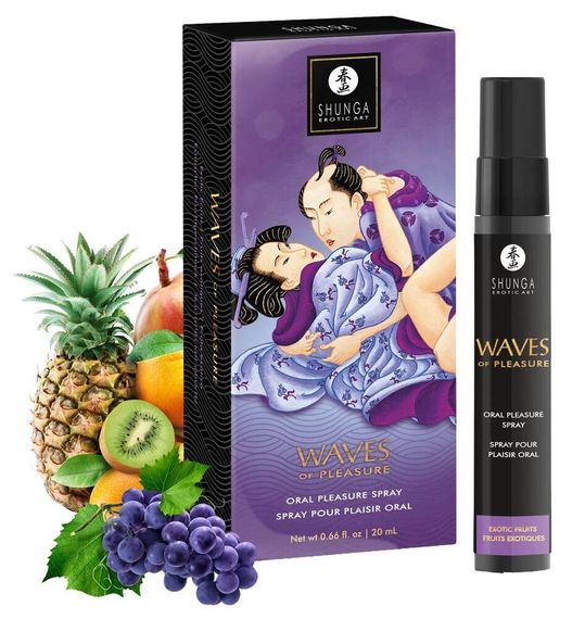 Спрей для посилення слиновиділення Shunga Waves of Pleasure Exotic Fruits Sex Aura