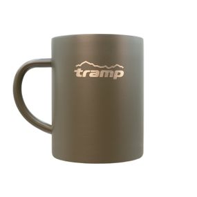 Термокружка Tramp 400мл олива, туристична термочашка трамп для походу, дорожня армійська чашка ЗСУ риболовля