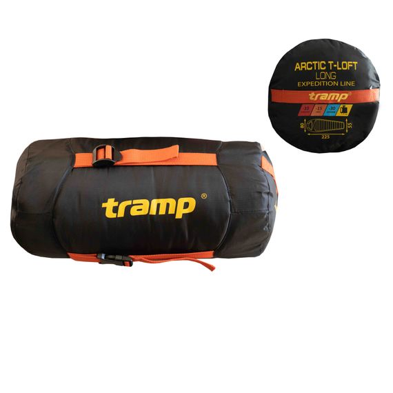Спальний мішок Tramp Arctic Long кокон правий orange/grey 225/80-55 UTRS-048L | Зображення 1
